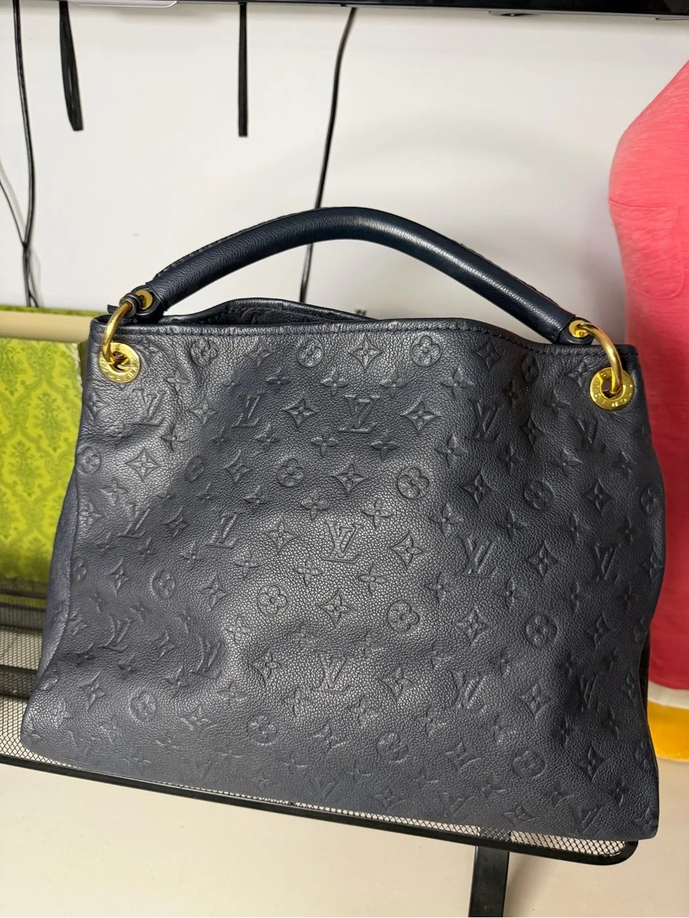 LOUIS VUITTON MONOGRAM EMPREINTE ARTSY MM – NAVY